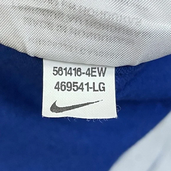 Nike Kansas City Royals MLB Shirt Blue 561416-4EW Large Raised Royal - Picture 7 of 9